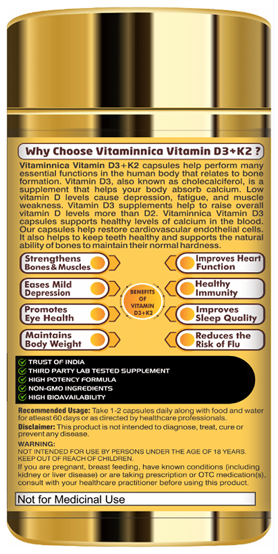 Vitamin D3 Hk Vitals 60 CAP - View 2
