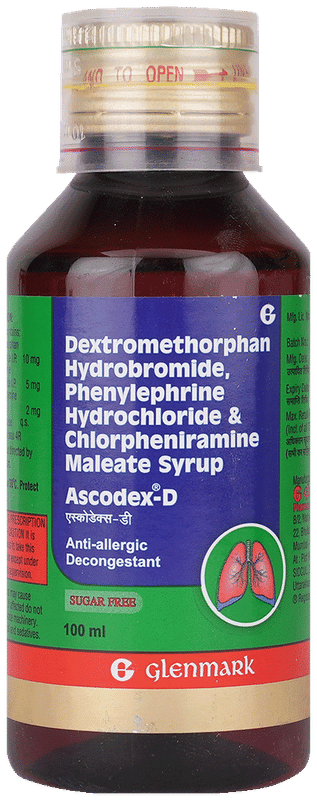 Ascodex Sf Syrup 100Ml