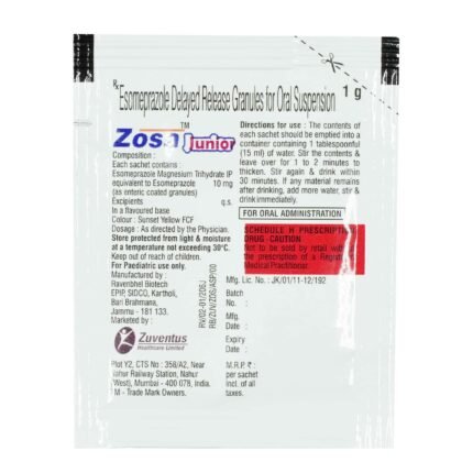 Zosa Junior Sachet - Packshot 2