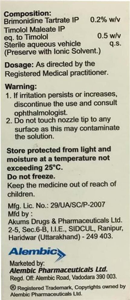 Albrim T Eye Drop - Packshot 2