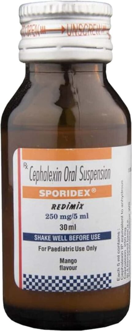 Sporidex 250 Redimix Syrup - Packshot 1