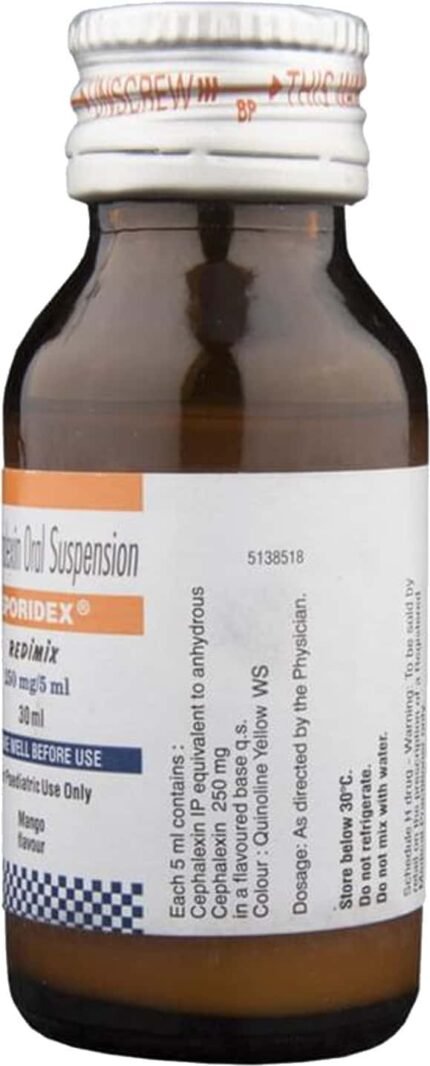 Sporidex 250 Redimix Syrup - Packshot 2