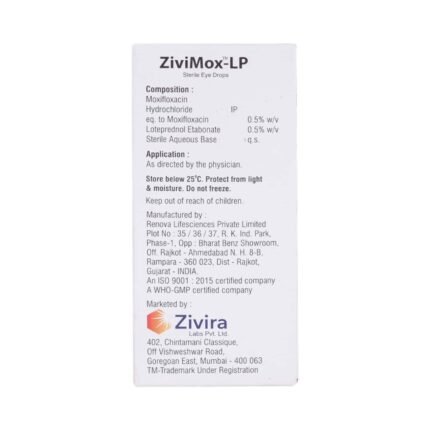 Zivimox Lp Eye Drop 5Ml - Packshot 2