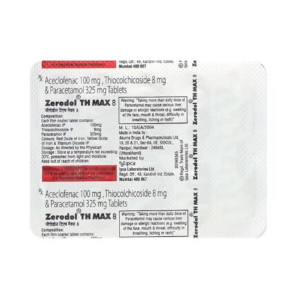 Zerodol Th Max 8 - Packshot 1