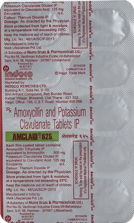 Amclaid 625 - Packshot 2