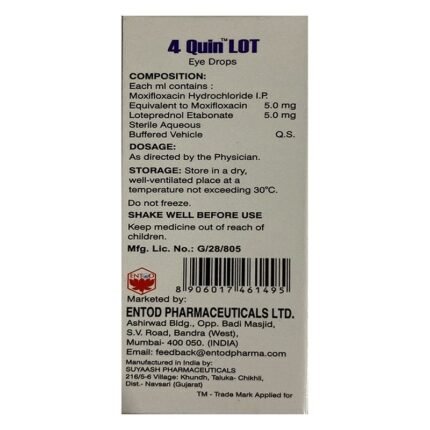4 Quin Kt Eye Drops 5Ml - Packshot 2