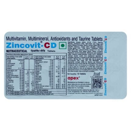 Zincovit Cd TAB Packshot 1