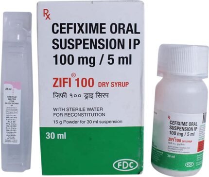 Zifi 100 Dry Syrup 60Ml - Studio Packshot 2