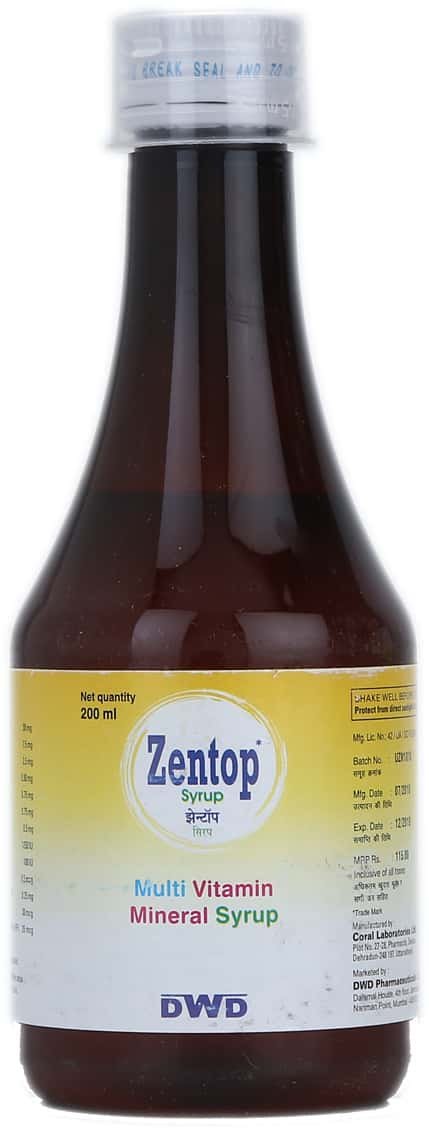 Zentop Syrup - Packshot 1 (front)