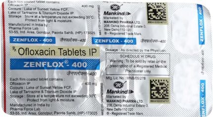 Zenflox 400 - Packshot 2 (back)