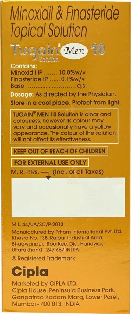 Tugain Men 10% Solution - Packshot 2