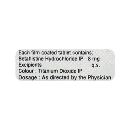 Vertirest 8Mg - Packshot 2 (side)