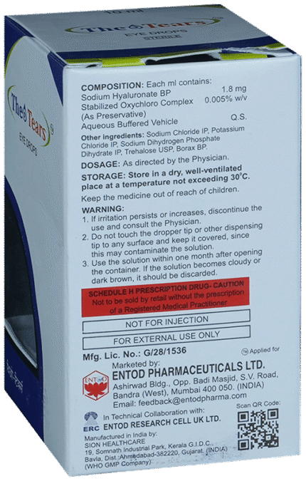 Theo Tears D Eye Drop - View 2