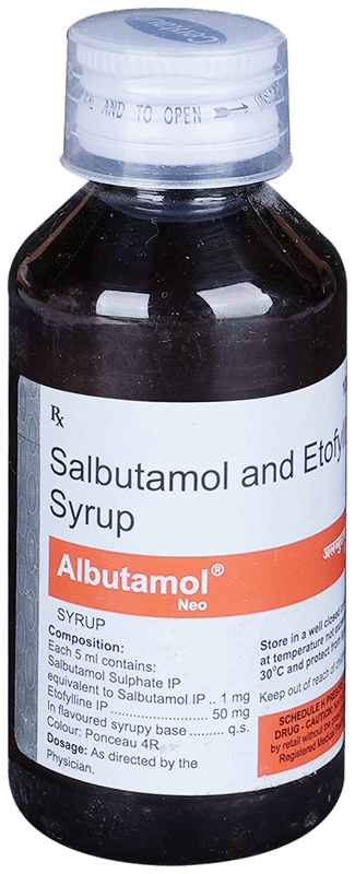 Albutamol Neo Syrup 100Ml - View 1