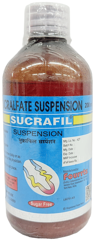 9bd84de36f384fc5ab742e5f1e8c3191-1.png Sucrafil Suspension 200Ml - View 1