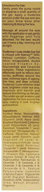 Truderma I Luxe Under Eye Gel 15Ml - View 3