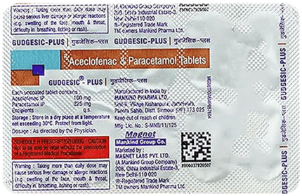 Gudgesic Plus TAB