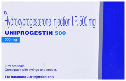 Uniprogestin Depot 500Mg - View 1
