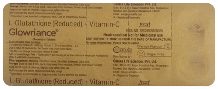 Glowriance Chewable TAB - View 1