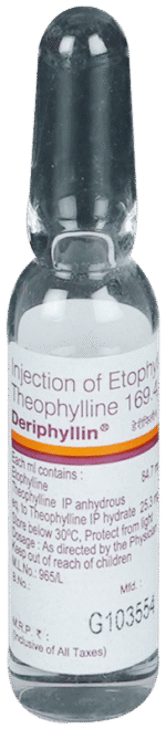 Deriphyllin Injection Amp - View 1