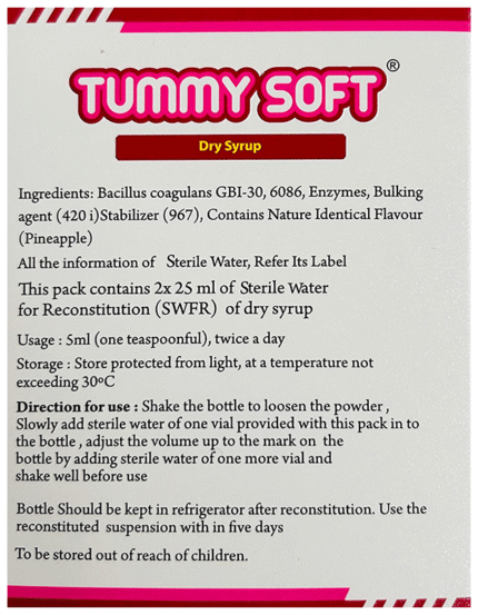 Tummy Soft Dry Syrup - View 2