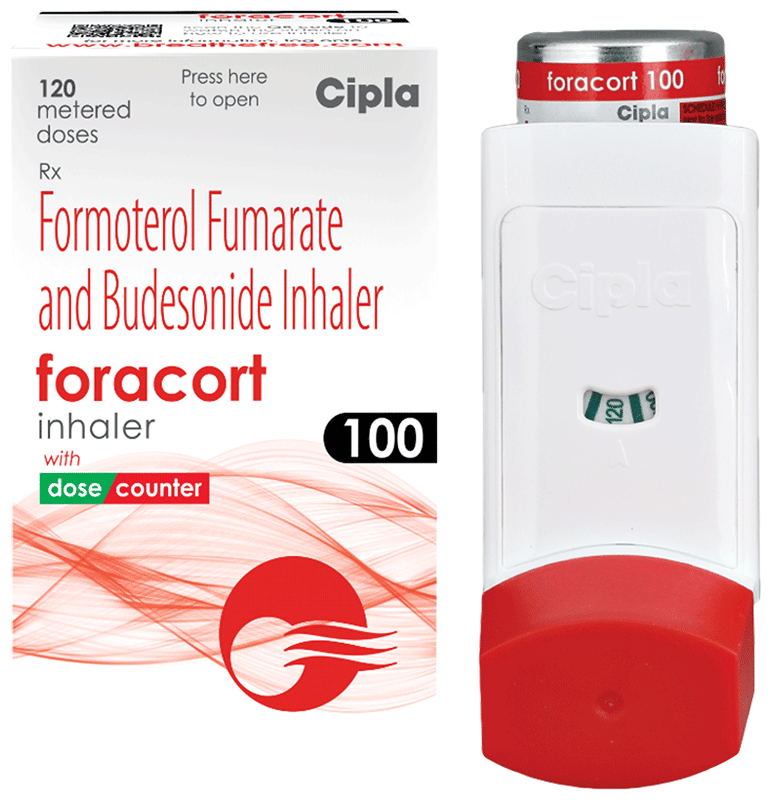 cc6bca3fd278445cb6a9d0f73401fad2.png Foracort 100 Inhaler 120M D - View 1