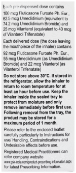 Trelegy Ellipta Inhaler - View 2