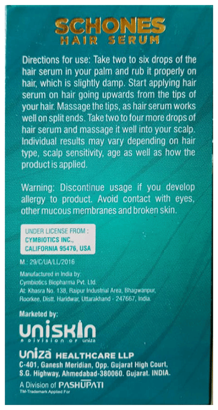 Schones Hair Serum 100Ml - View 2