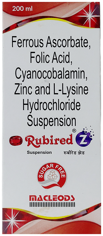 Rubired Z Syrup 200Ml - View 1