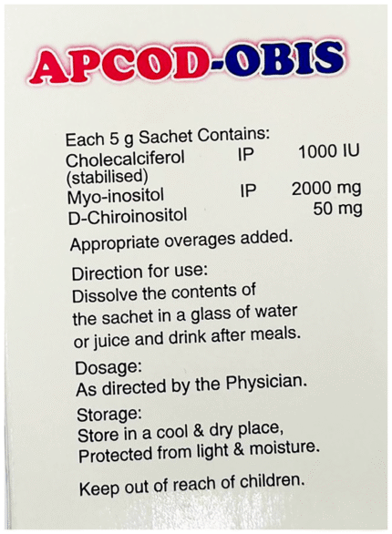 Apcod Obis Sachet - View 2