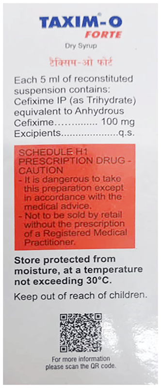 Taxim O Forte Dry Syrup 60Ml - View 2