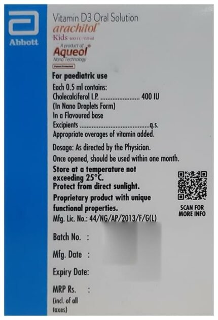 Arachitol Kid 400Iu 15Ml - View 2