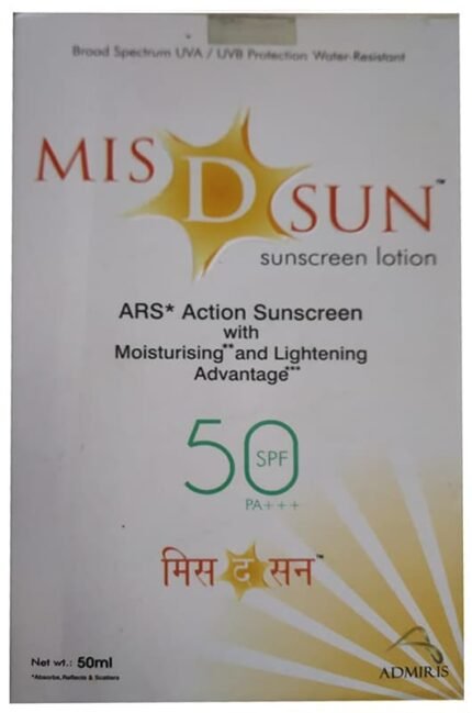Mis D Sun 50 Spf Lotion - View 1