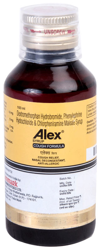 Alex Syrup 100Ml - View 1