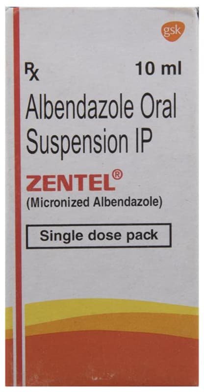 Zentel Suspension 10Ml - View 2