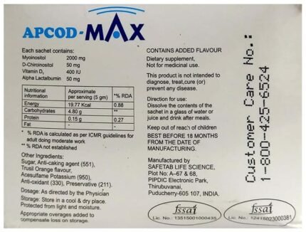 Apcod Sachet - View 2