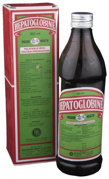 Hepatoglobine Syrup 300Ml - View 1